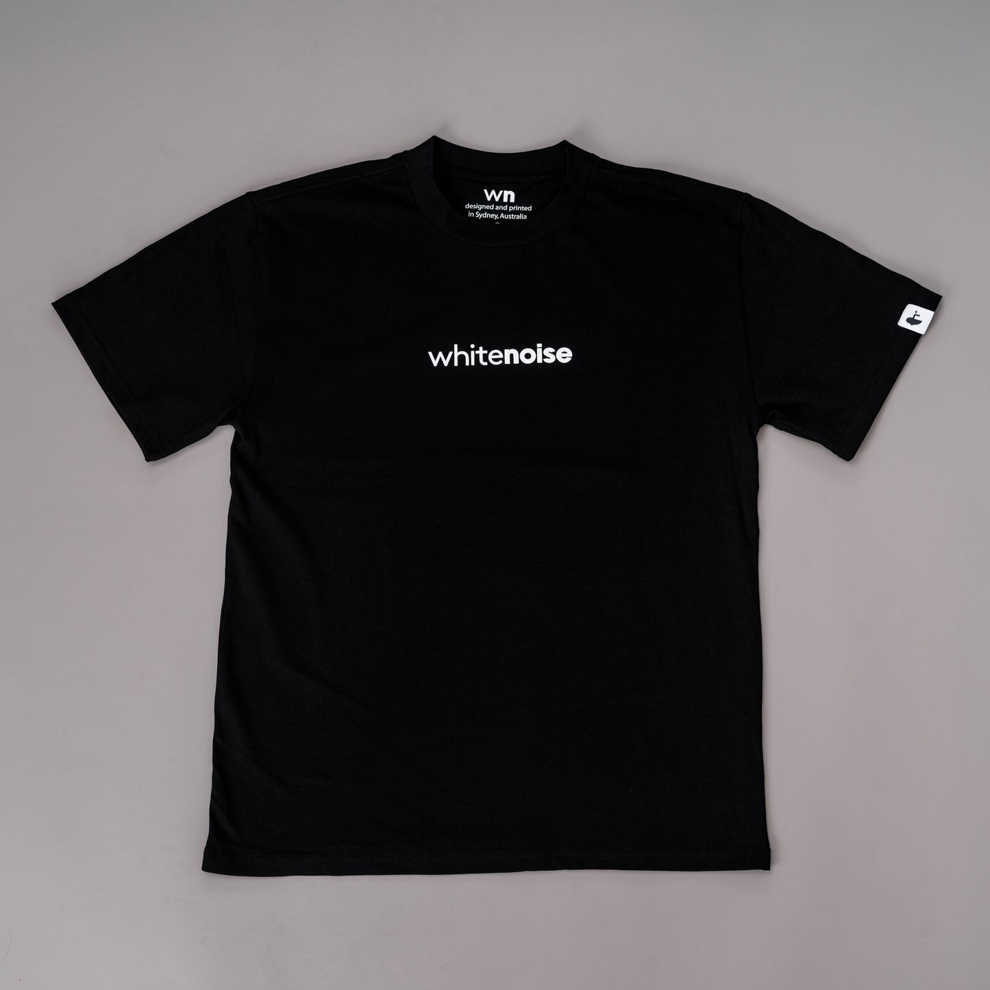 Text Logo Black Tee - Pre Order