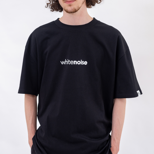 Text Logo Black Tee