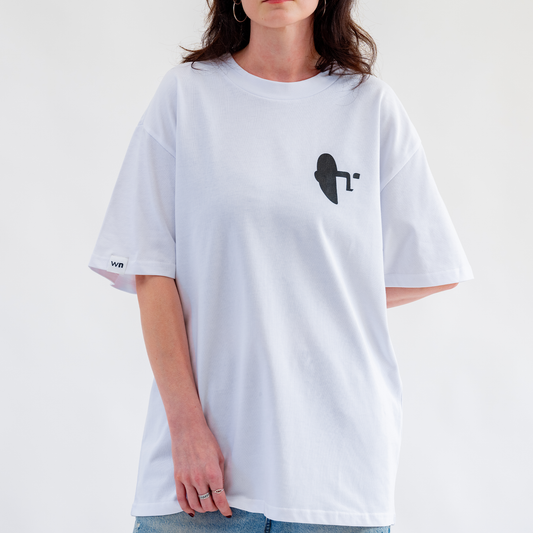 Head Logo White Tee