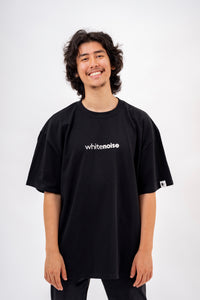 Text Logo Black Tee