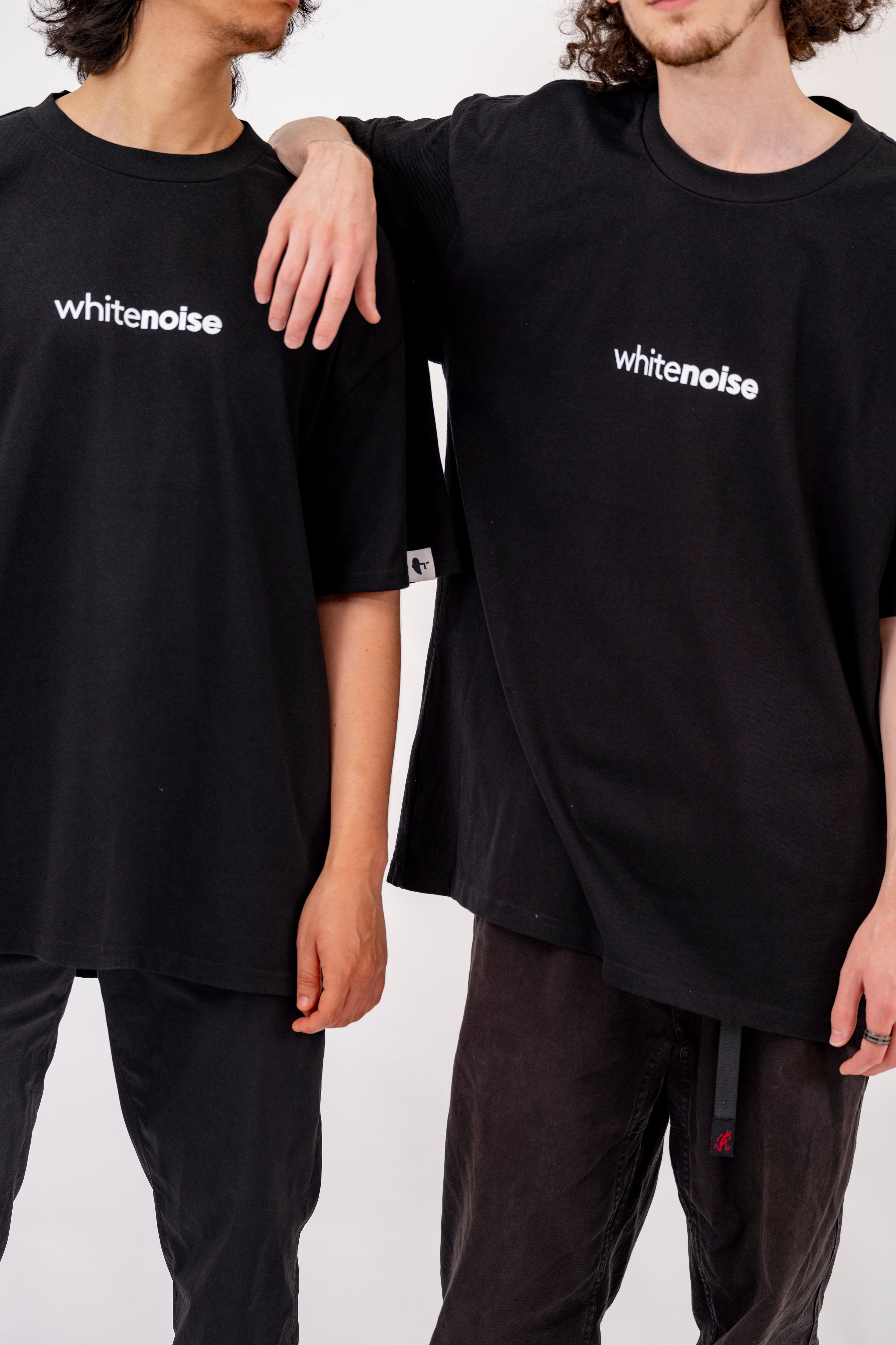 Text Logo Black Tee
