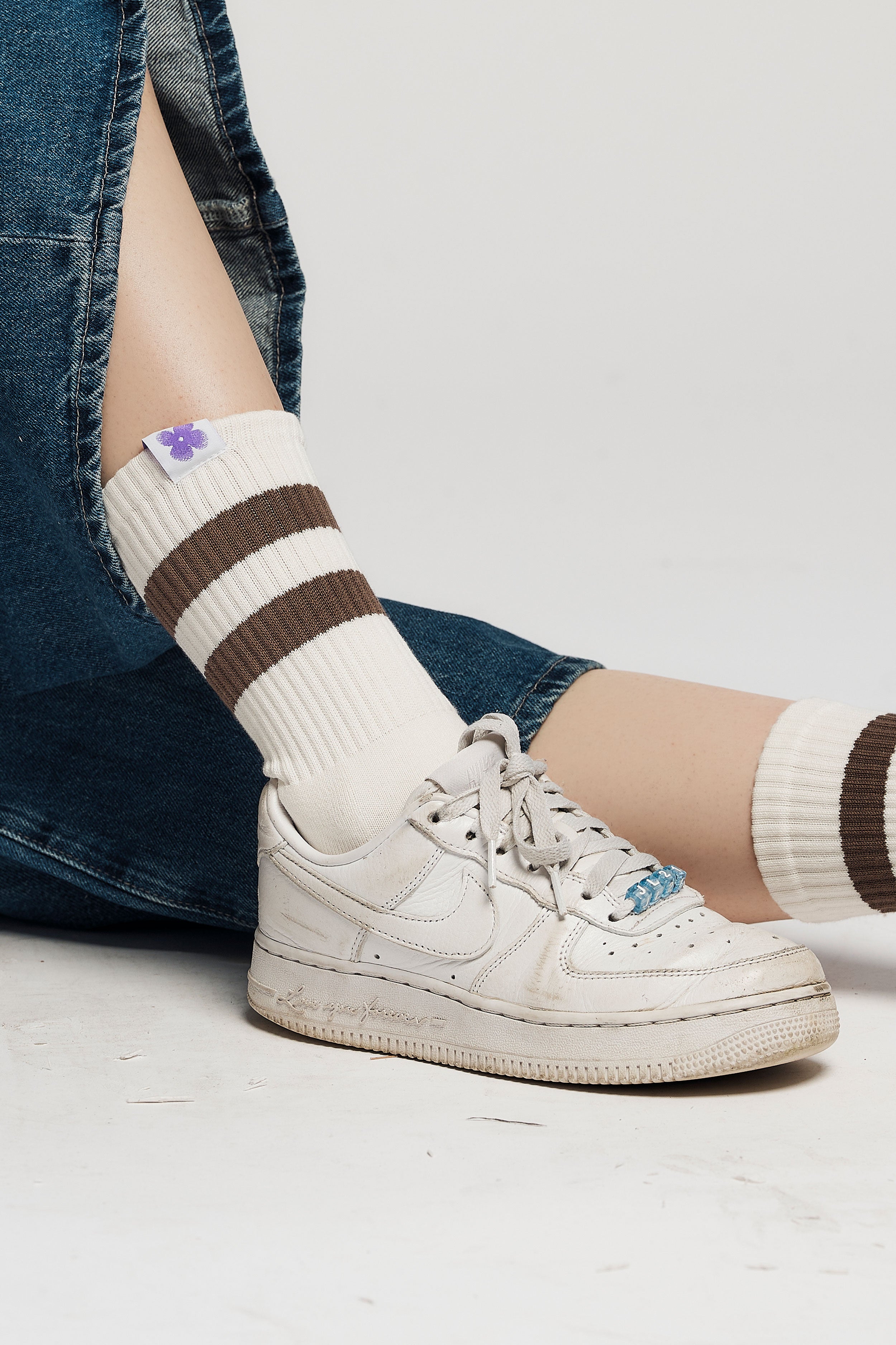 Quiet Chaos Striped Socks