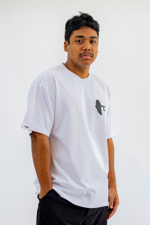 Head Logo White Tee