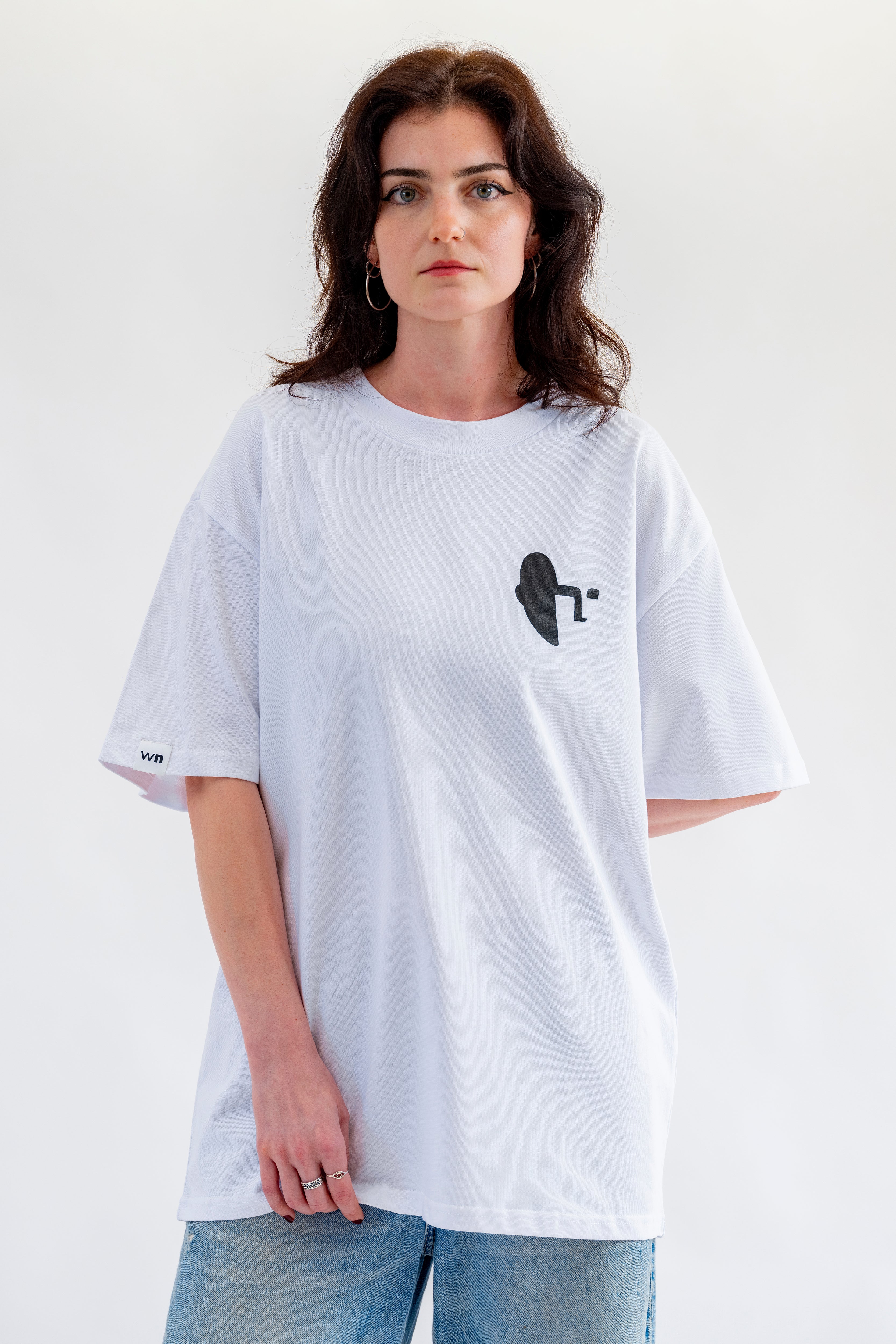 Head Logo White Tee