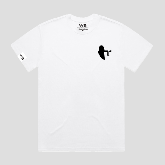 Head Logo White Tee